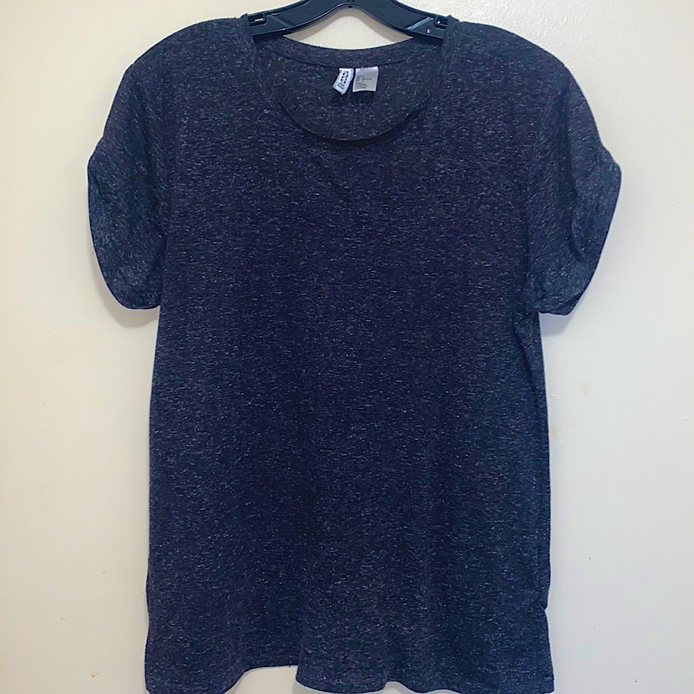 Gray Crewneck Top